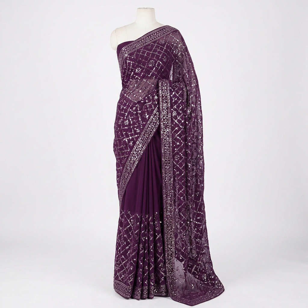 Georgette Party Saree