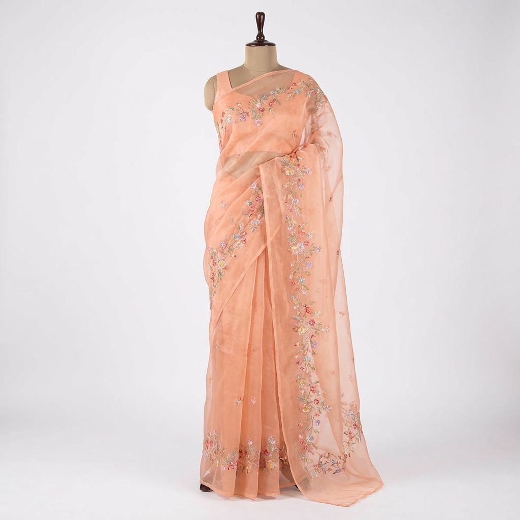 Organza Saree
